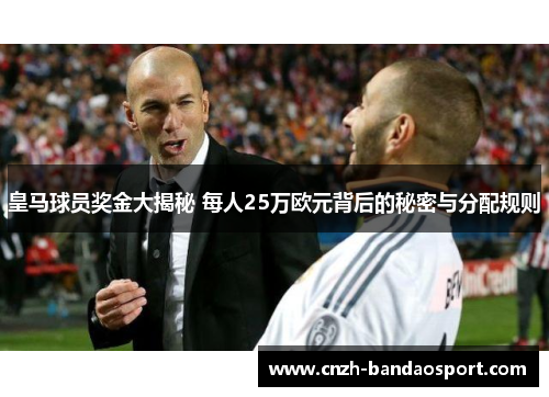 皇马球员奖金大揭秘 每人25万欧元背后的秘密与分配规则