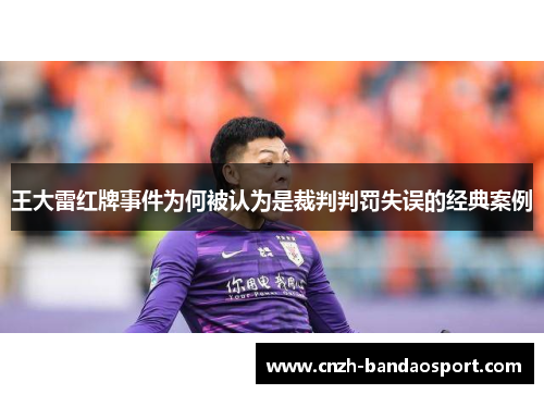 王大雷红牌事件为何被认为是裁判判罚失误的经典案例